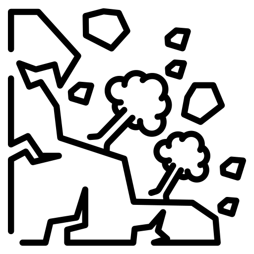 Soil Erosion Icon